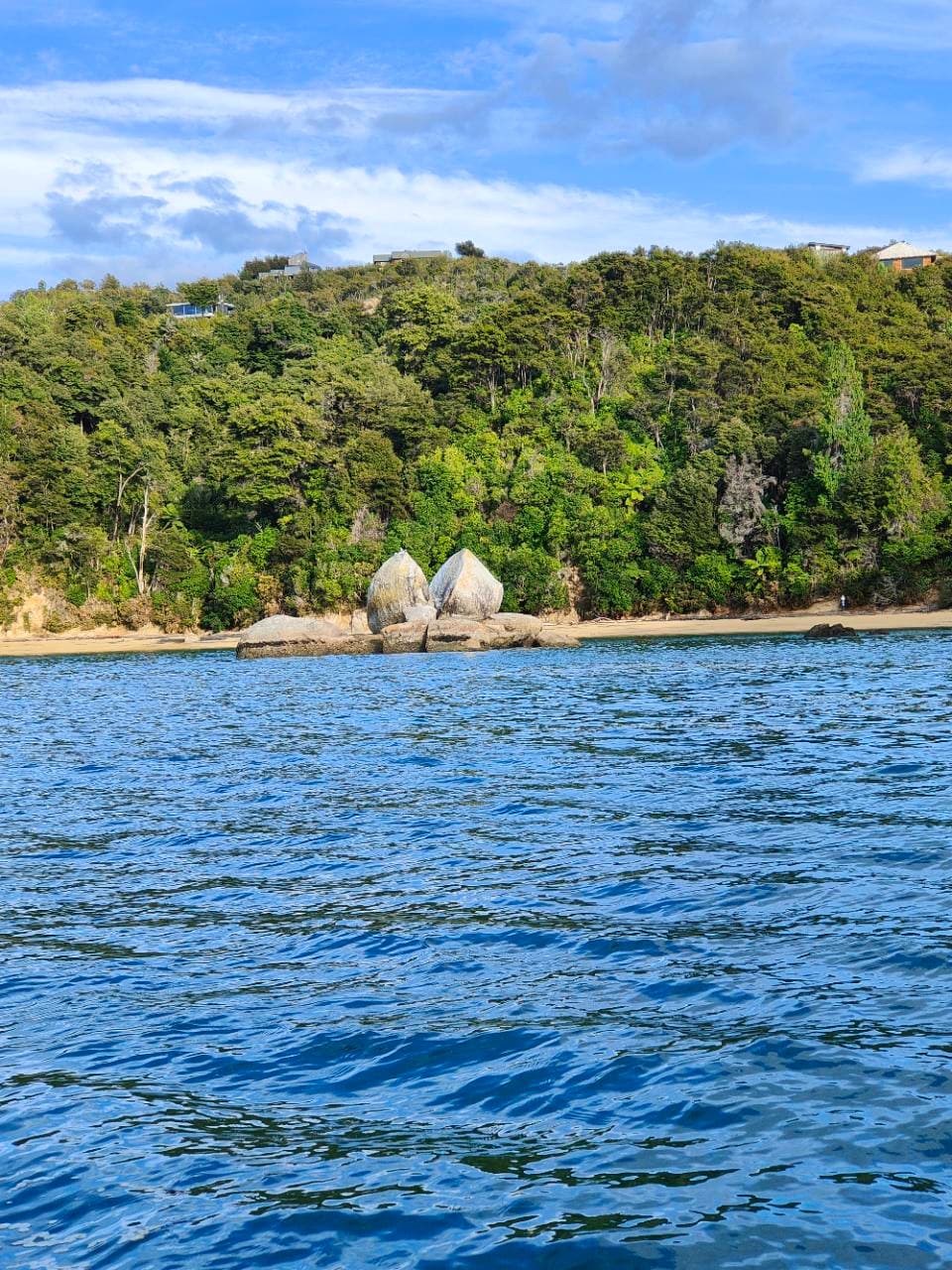 Split Apple Rock viewed from the water taxi