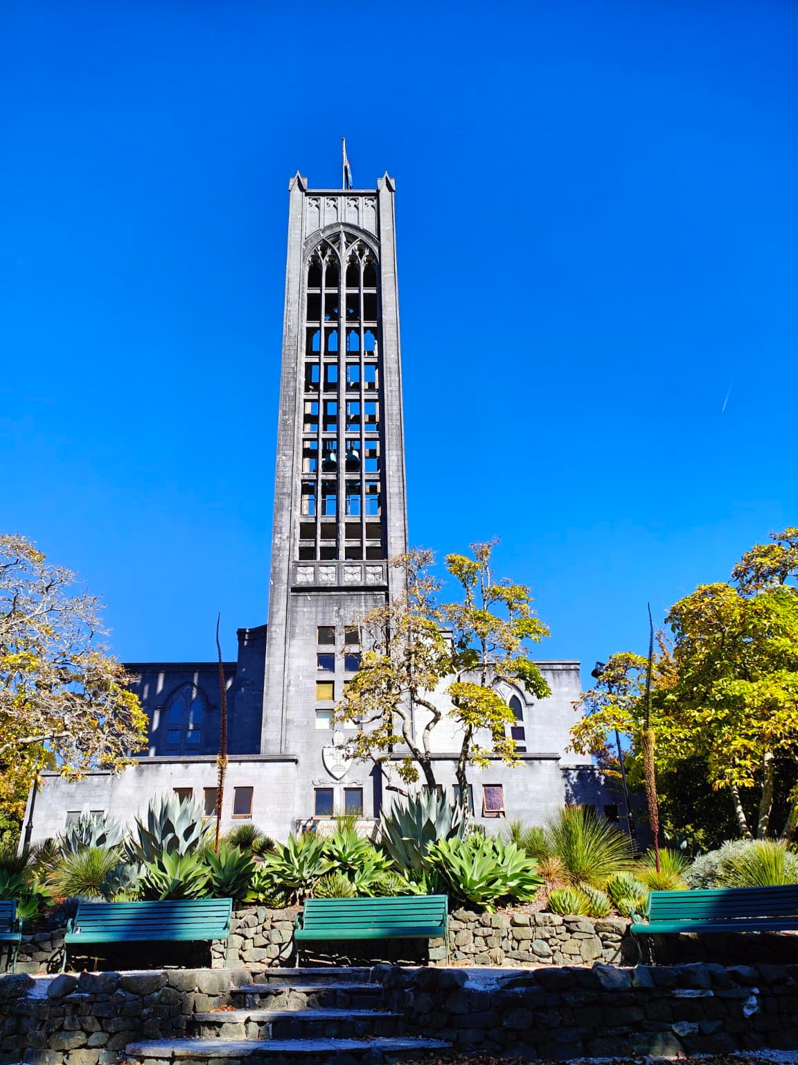 Christ Church Cathedral rises above central Nelson.
