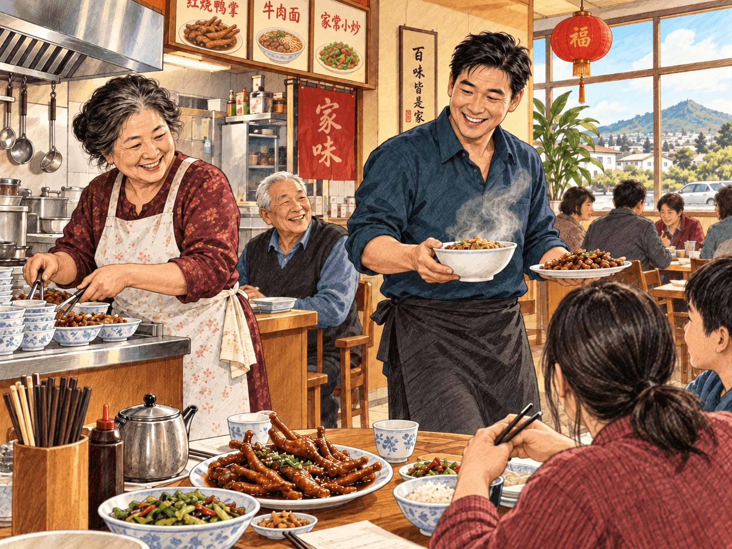 新西兰龙餐馆